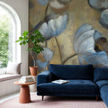 Flowers in Dusk I Mural Wallpaper - room preview 05