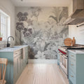 The Tenderness of Orchids, Washed Mural Wallpaper - room preview 05
