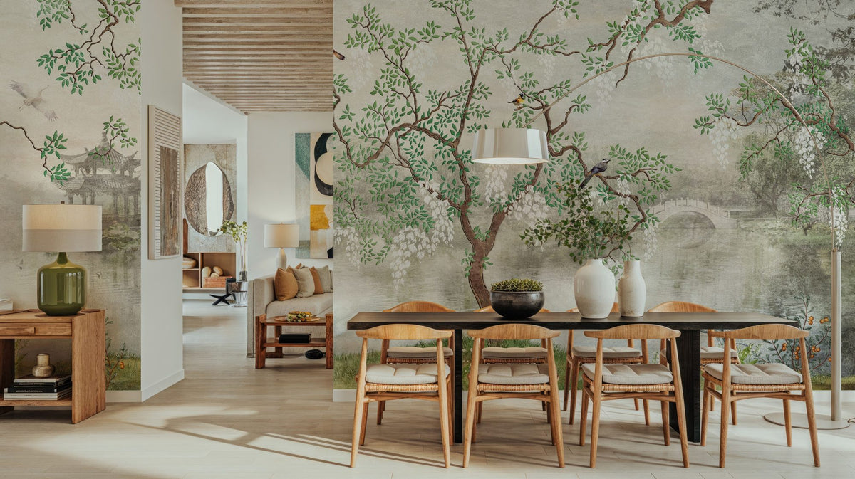 Lakeside View Mural Wallpaper - room preview 05