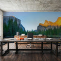 Merced River Mural Wallpaper - room preview 05