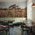 Sunlit Harvest Mural Wallpaper - room preview 05