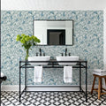 Negative Leaf, Sky Mural Wallpaper - room preview 05