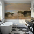 Sienna Fields I Moon Sq Mural Wallpaper - room preview 05