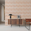 Boho Flows Orange Mural Wallpaper - room preview 05