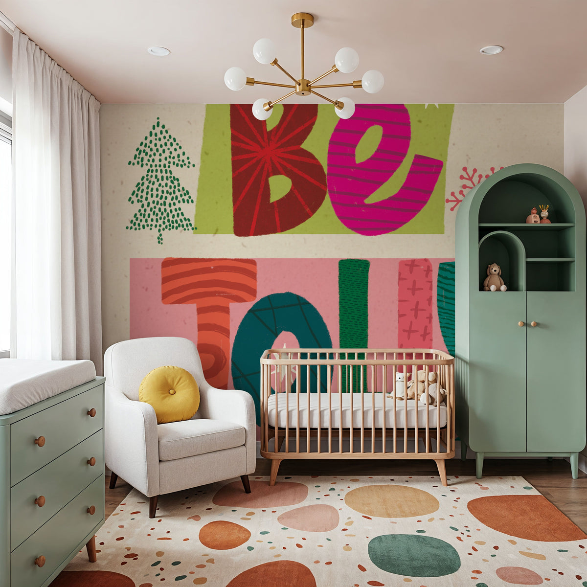 Festive Feelings II Mural Wallpaper - room preview 05