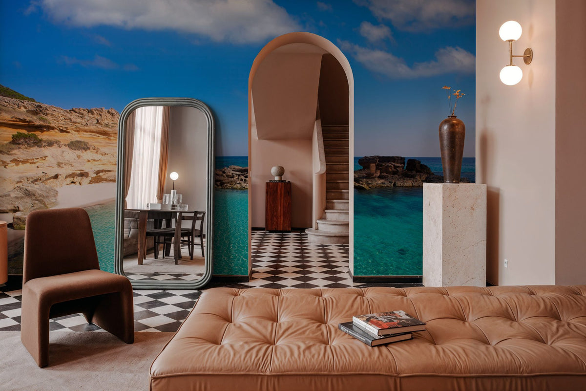 Formentera Bay Mural Wallpaper - room preview 05