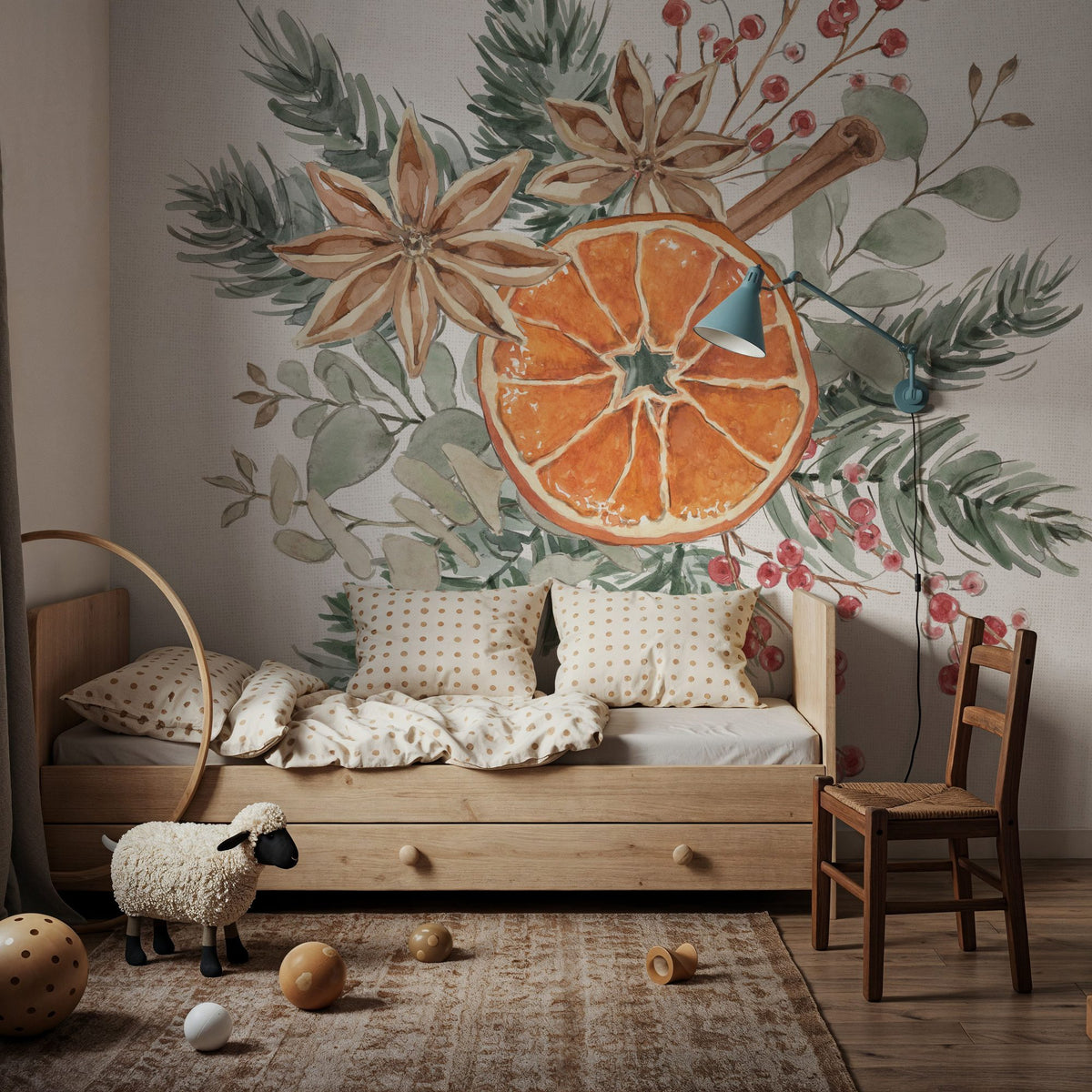 Winter Warmth III Mural Wallpaper - room preview 05