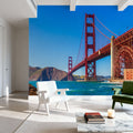 San Francisco Golden Gate Bridge Mural Wallpaper - room preview 05