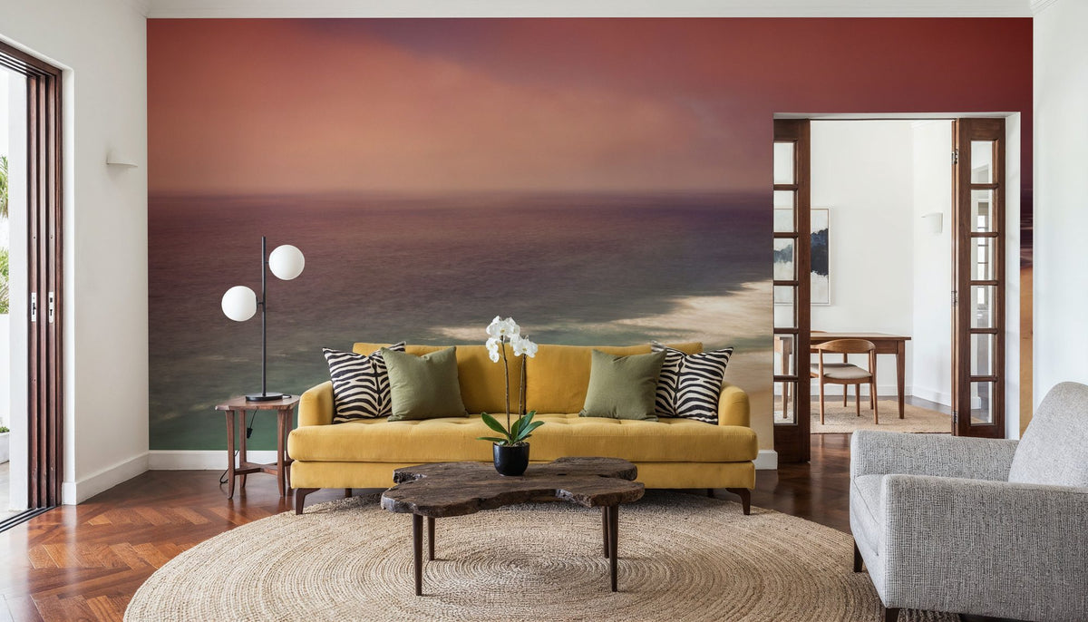 Crimson Coast Mural Wallpaper - room preview 05