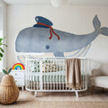 Skipper Whale Mural Wallpaper - room preview 05