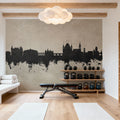 Thun Switzerland Skyline Concrete Mural Wallpaper - room preview 05
