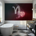 Capricorn Zodiac of Stars Mural Wallpaper - room preview 05