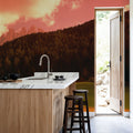 Mountain Church Sunset Mural Wallpaper - room preview 05