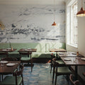 Textured Gold Mural Wallpaper - room preview 05