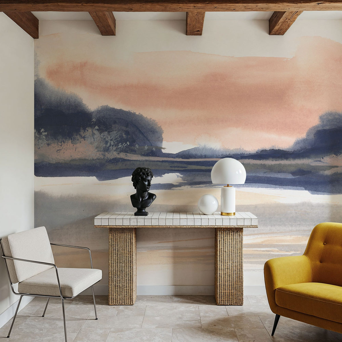 Dusk Dunes I Mural Wallpaper - room preview 05