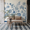 Proud Victorian Flowers Mural Wallpaper - Light Tone - room preview 05