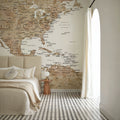 US Mexico Caribbean Map - Abey Mural Wallpaper - room preview 05