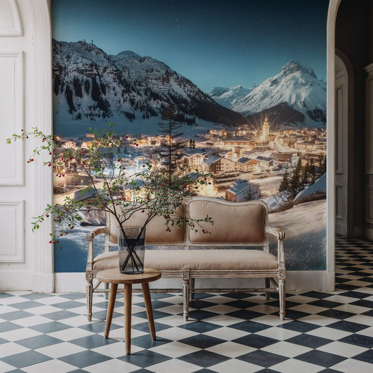 Winter Wonderland Mural Wallpaper - room preview 05