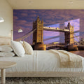 Twilight At Tower Bridge Mural Wallpaper - room preview 05