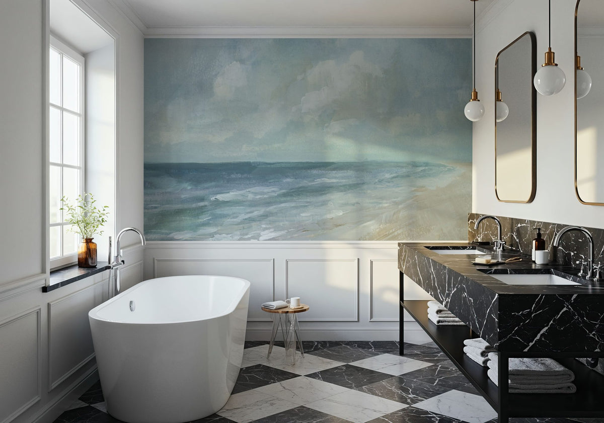 Calm Beach Mural Wallpaper - room preview 05