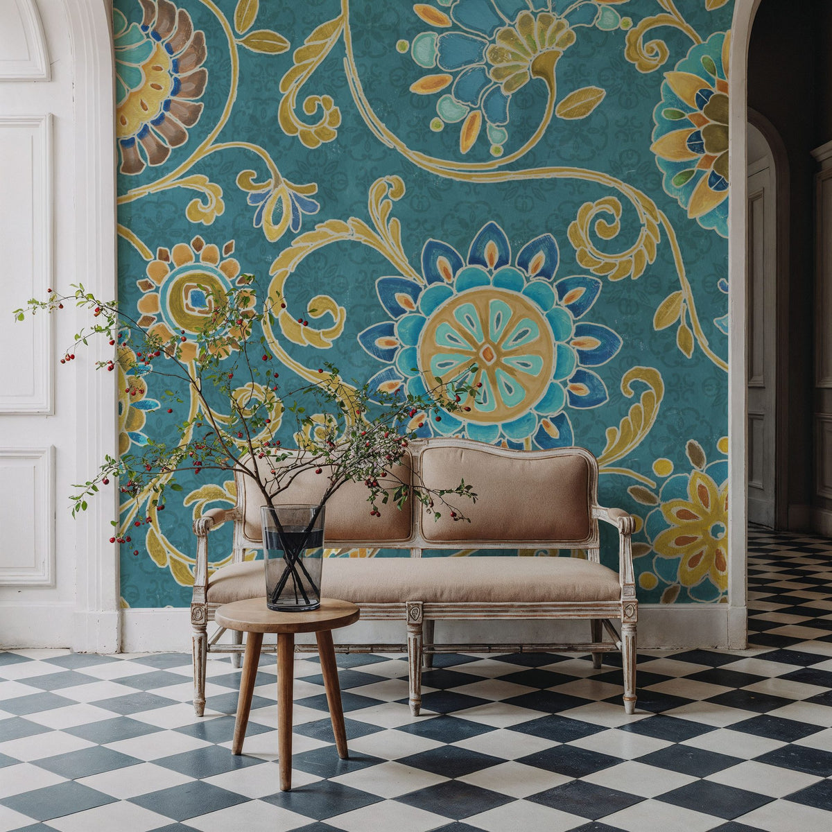 Fall Love Tales Mural Wallpaper - room preview 05