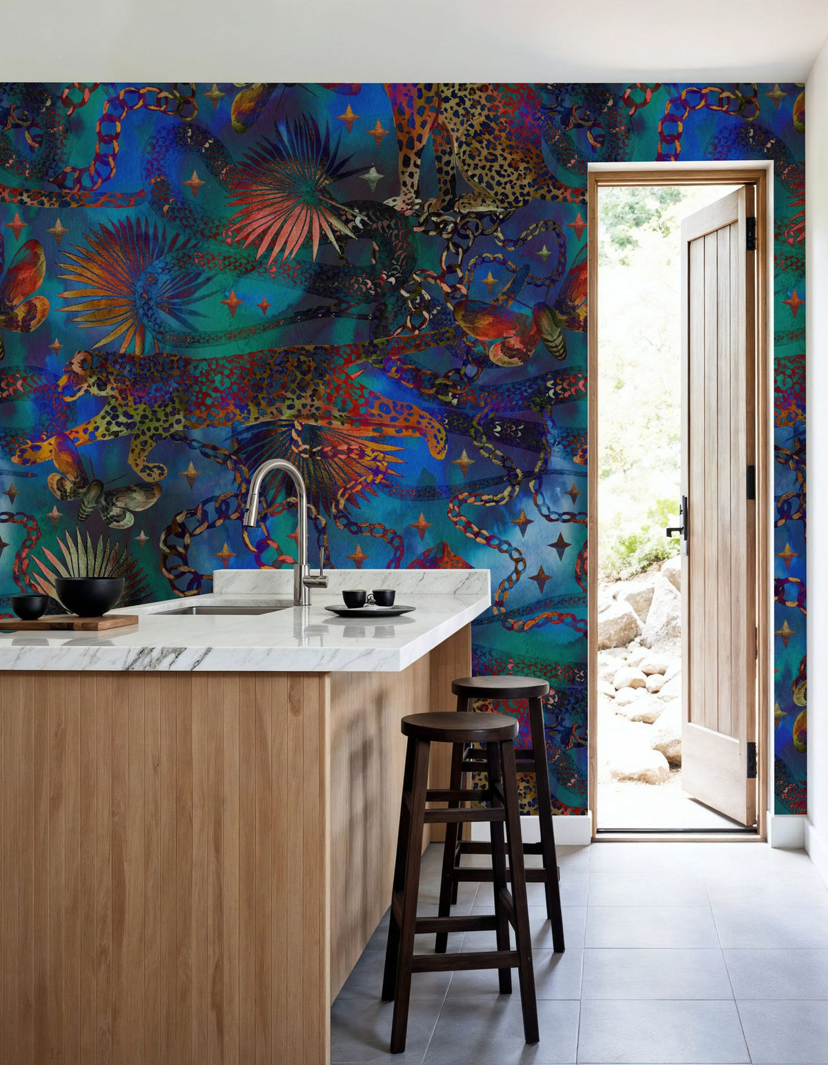 Exotic Jungle Mural Wallpaper - room preview 05