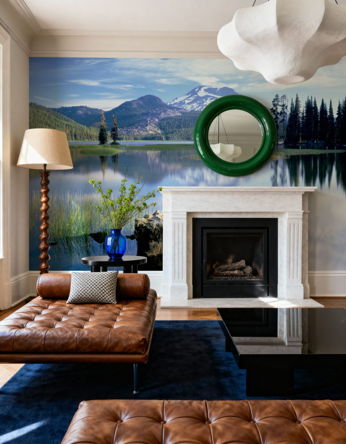 Mountain Serenity Mural Wallpaper - room preview 05
