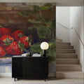 Plate of Strawberries Mural Wallpaper - room preview 05