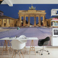 Snowy Brandenburger Tor Mural Wallpaper - room preview 05