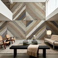 The Center II Abstract Dark Mural Wallpaper - room preview 05