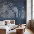 Woodland Brook, Blues Mural Wallpaper - room preview 05