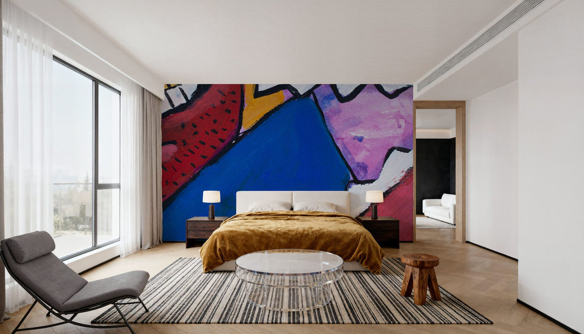 Party on Wall Street Mural Wallpaper - room preview 05