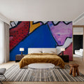 Party on Wall Street Mural Wallpaper - room preview 05