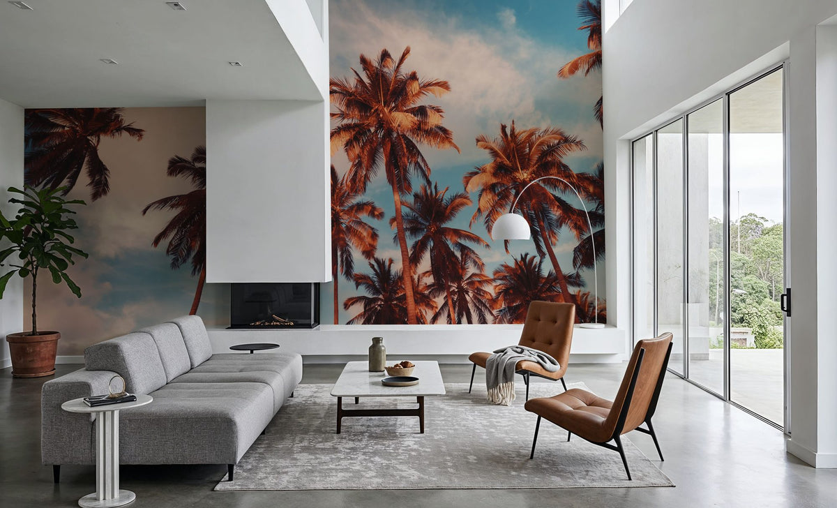 Coachella Sunrise Mural Wallpaper - room preview 05
