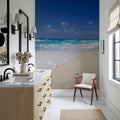 Tranquil Turquoise Shores Mural Wallpaper - room preview 05