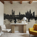 Krakow Skyline Concrete Mural Wallpaper - room preview 05