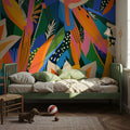Bold Bloom Mural Wallpaper - room preview 05