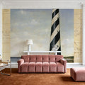 Coastal Light Map Mural Wallpaper - room preview 05