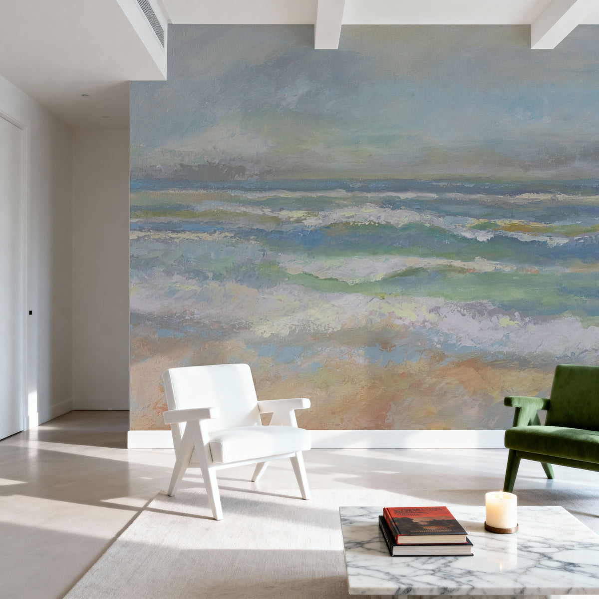 Morning Surf Mural Wallpaper - room preview 05