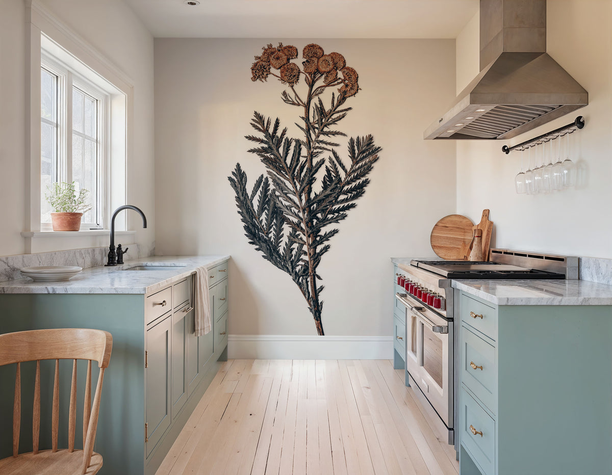 Field Journal Entry III Color Mural Wallpaper - room preview 05