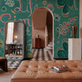 Coastline VII Mural Wallpaper - room preview 05