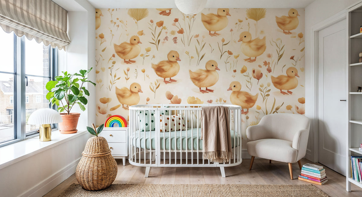 Twee Ducklings Mural Wallpaper - room preview 05