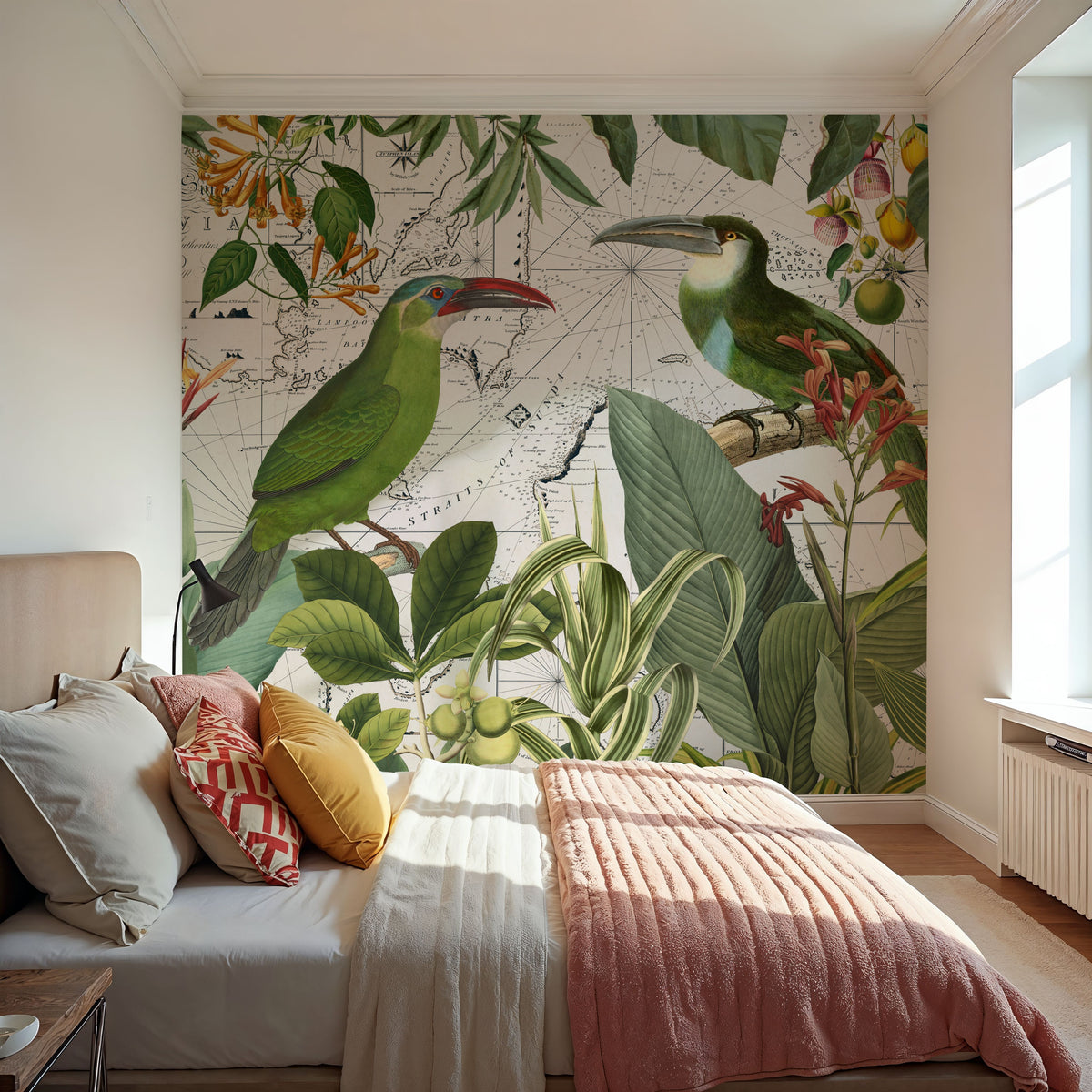 Parrots Nostalgic Journey III Mural Wallpaper - room preview 05