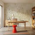 Watercolor Botanicals Mural Wallpaper - room preview 05