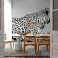 Regal Leopard Mural Wallpaper - room preview 05