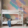 Shape and Splash Diagonal Mural Wallpaper - room preview 05