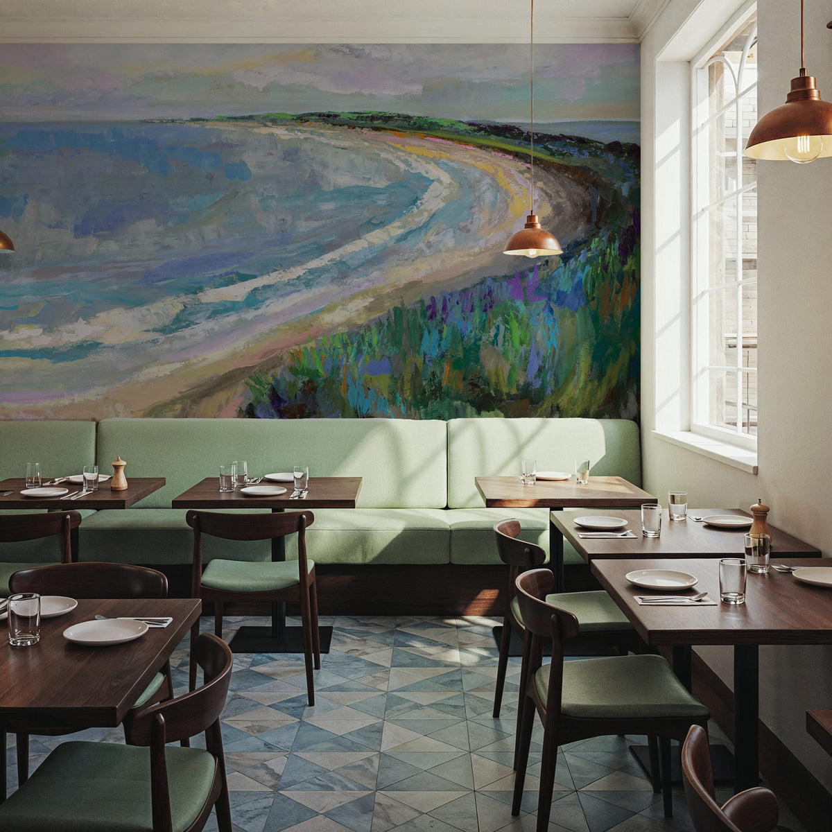 Beach Path Mural Wallpaper - room preview 05