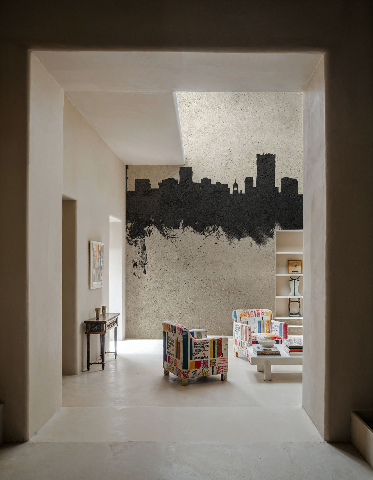 Pretoria South Africa Skyline Concrete Mural Wallpaper - room preview 05
