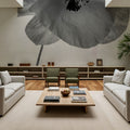Wonderful Wildflowers VII Neutral Mural Wallpaper - room preview 05