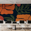 Modern Blooms III Mural Wallpaper - room preview 05